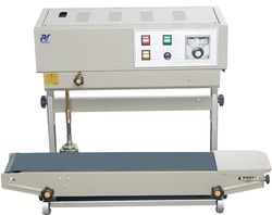Запайщик пакетов PACKVAC DBF900 конвейерный вертикальный
