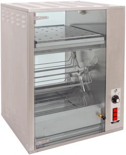 ГРИЛЬ ДЛЯ КУР СИКОМ МК-3.8В С ВИТРИНОЙ