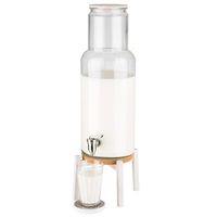 ДИСПЕНСЕР ДЛЯ НАПИТКОВ APS NORDIC WHITE D23СМ H60,5 7,5Л СТЕКЛО 10425
