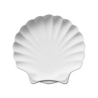 Блюдце CAMEO IMPERIAL WHITE для сервировки раковина 14Х13,5СМ H3СМ 210-506