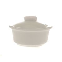 Горшочек для запекания CAMEO IMPERIAL WHITE с крышкой 480МЛ D15,5СМ H10СМ 210-50