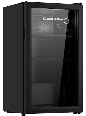 Шкаф холодильный со стеклом COOLEQ TBC-85N черный Шкаф холодильный со стеклом COOLEQ TBC-85N черный