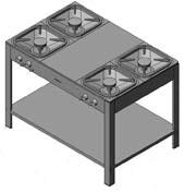 Heidebrenner Газовая плита Тип KSB 04 Heidebrenner Газовая плита Тип KSB 04