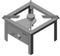 Heidebrenner Газовая плита-табурет Тип HSL 04 Heidebrenner Газовая плита-табурет Тип HSL 04
