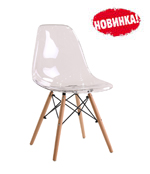 СТУЛ EAMES WOOD ПРОЗРАЧНЫЙ