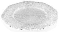 Тарелка DIAMANTE прозрачная 34см 5529.2