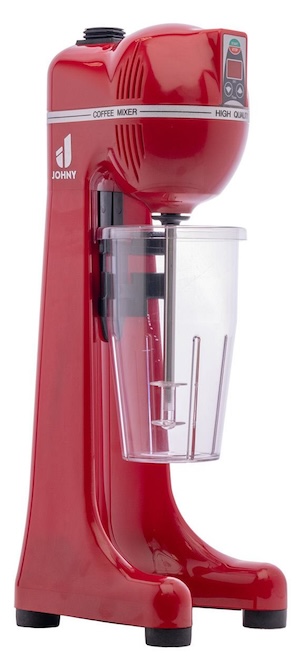 МИКСЕР ДЛЯ МОЛОЧНЫХ КОКТЕЙЛЕЙ JOHNY AK/2-2TA TIMER ECO КРАСНЫЙ