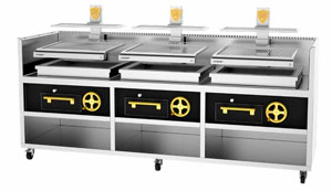 Гриль-мангал JOSPER PVJ-76-3-3-MB