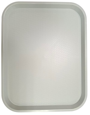 ПОДНОС ПЛАСТИК MVQ 450Х350Х20ММ СЕРЫЙ TPL45X35GR