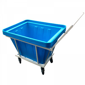 ТЕЛЕЖКА ОЛДАК ДЛЯ ПРАЧЕЧНОЙ С ПЛАСТИКОВЫМ БАКОМ ТП 27.1 