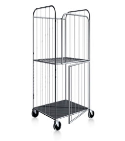 ТЕЛЕЖКА-СТЕЛЛАЖ ОЛДАК ДЛЯ ПРАЧЕЧНОЙ ИЗ НЕРЖ. ТП 21.2 