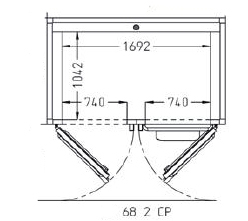 Шкаф Расстоечный CF 68 2 CP