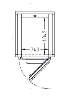 Расстоечный шкаф EV 68 1 AP
