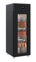 ШКАФ ДЛЯ СОЗРЕВАНИЯ САЛЯМИ POLAIR СО СТЕКЛОМ CS107 SALAMI BLACK
