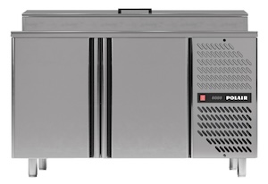 Стол холодильный для пиццы POLAIR TM2GNVT-G с витриной для ингредиентов