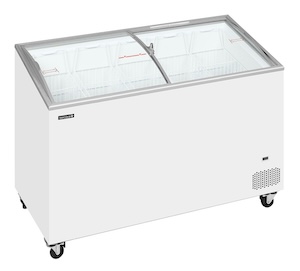 Ларь Морозильный со Стеклянной Гнутой Крышкой TEFCOLD IC400SCEB Ларь Морозильный со Стеклянной Гнутой Крышкой TEFCOLD IC400SCEB