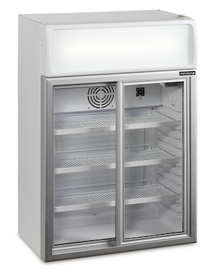 Шкаф холодильный со стеклом TEFCOLD FSC100 с креплением к стене Шкаф холодильный со стеклом TEFCOLD FSC100 с креплением к стене