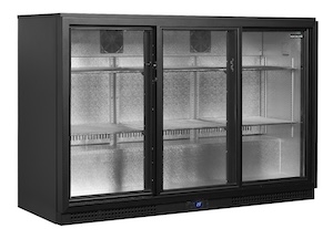 Шкаф холодильный со стеклянной дверью TEFCOLD BA30S-3 барный черный Шкаф холодильный со стеклянной дверью TEFCOLD BA30S-3 барный черный