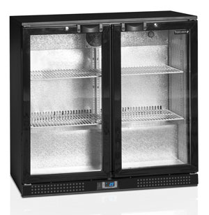 Шкаф холодильный со стеклом TEFCOLD DB200H барный черный Шкаф холодильный со стеклом TEFCOLD DB200H барный черный