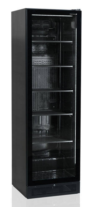 Шкаф холодильный со стеклом TEFCOLD SCU1425 FRAMELESS дверь без рамы, черный Шкаф холодильный со стеклом TEFCOLD SCU1425 FRAMELESS дверь без рамы, черный