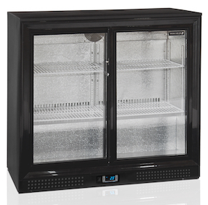 Шкаф холодильный со стеклом TEFCOLD DB201S барный черный Шкаф холодильный со стеклом TEFCOLD DB201S барный черный