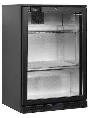 Шкаф холодильный со стеклом TEFCOLD BA11H барный черный Шкаф холодильный со стеклом TEFCOLD BA11H барный черный