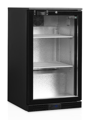 Шкаф холодильный со стеклом TEFCOLD DB106H барный черный Шкаф холодильный со стеклом TEFCOLD DB106H барный черный