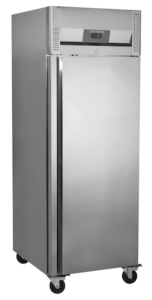 Шкаф холодильный с глухой дверью TEFCOLD RK710X1 нержавеющий GN2/1 Шкаф холодильный с глухой дверью TEFCOLD RK710X1 нержавеющий GN2/1