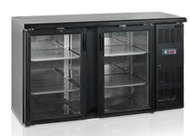 Шкаф холодильный со стеклом TEFCOLD CBC210G барный черный Шкаф холодильный со стеклом TEFCOLD CBC210G барный черный