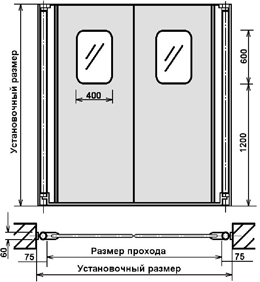 TELEDOOR Дверь со смотровым окном Doorlen 20 TELEDOOR Дверь со смотровым окном Doorlen 20