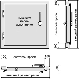 TELEDOOR Среднетемпературные люки KL 8 TELEDOOR Среднетемпературные люки KL 8