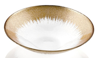 Салатник ORIZZONTE с золотой отделкой 19см 3444.1