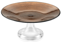Подставка для торта на ножке BOMBAY коричневый 28см 6861.2