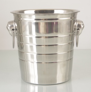 ВЕДРО ДЛЯ ШАМПАНСКОГО MVQ НЕРЖАВЕЮЩАЯ СТАЛЬ 19,2Х19,2СМ BSIN192