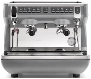 Кофемашина рожковая NUOVA SIMONELLI APPIA LIFE COMPACT 2GR V 220V высокая группа автомат серая