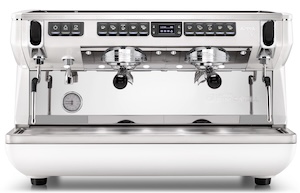 Кофемашина рожковая NUOVA SIMONELLI APPIA LIFE XT 2 GR V 220V высокая группа автомат белая