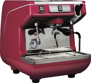 Кофемашина рожковая NUOVA SIMONELLI APPIA LIFE 1GR S 220V высокая группа полуавтомат красная