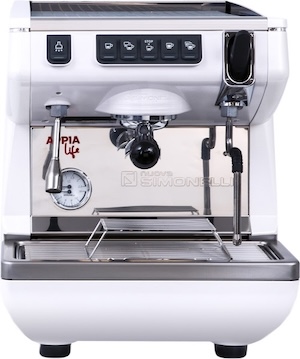 Кофемашина рожковая NUOVA SIMONELLI APPIA LIFE 1GR V 220V высокая группа автомат белая
