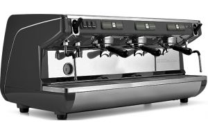 Кофемашина рожковая NUOVA SIMONELLI APPIA LIFE 3GR S 220V высокая группа полуавтомат чёрная