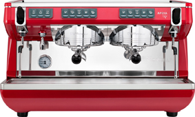 Кофемашина рожковая NUOVA SIMONELLI APPIA LIFE 2 GR V 220V высокая группа автомат красная