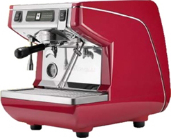 Кофемашина рожковая NUOVA SIMONELLI APPIA LIFE 1GR S 220V высокая группа полуавтомат красная