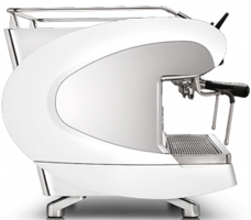 Кофемашина рожковая NUOVA SIMONELLI AURELIA WAVE SEM 2GR LED 220V высокая группа полуавтомат белая